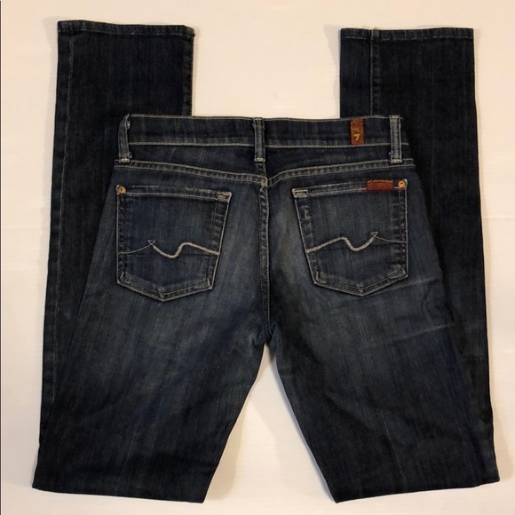 7 For All Mankind Denim - 7FAM Seven for all Mankind Straight Leg Jean 25